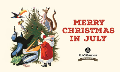 Christmas in July Dinner at P.J. O'Brien's
